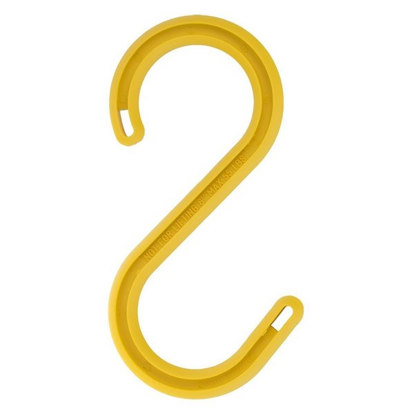 Cablesafe S-Hook, Yellow, 6" INT CS06